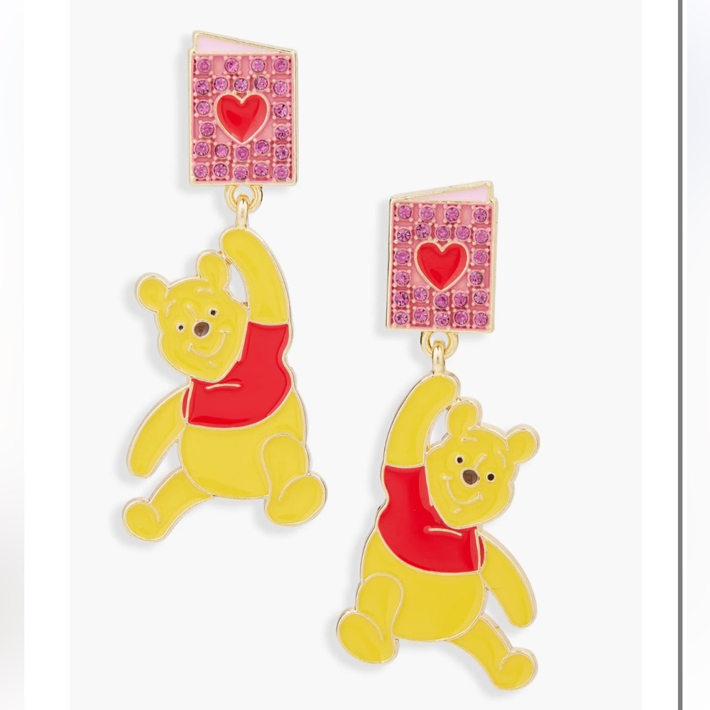 Disney X Baublebar Winnie The Pooh Valentine’s Day Dangling Earrings